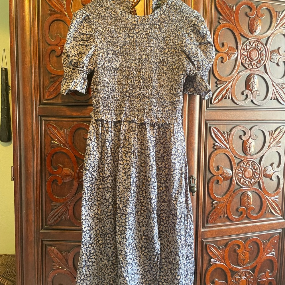 GAP Navy Floral Dress